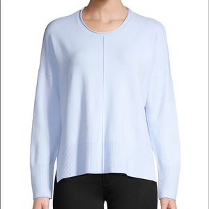 French Connection cozy Pullover Sweater, crystal blue, XS NWT
